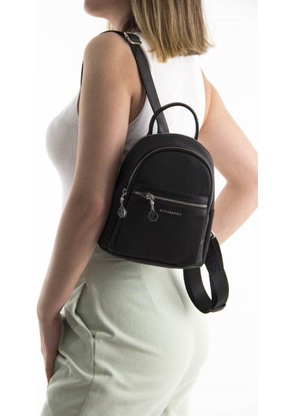 Kadın Sırt Çantası Siyah - Siyah NV983