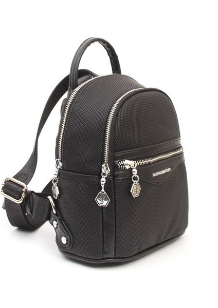 Kadın Sırt Çantası Siyah - Siyah NV983