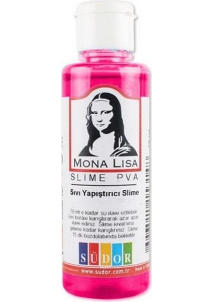 Slime Fosforlu Pembe 70 ml SL01-12 Yapıştırıcılar