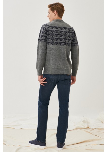 Arizona Erkek Mavi Straight Fit Normal Bel Düz Paça Esnek Jean Pantolon indirimleri
