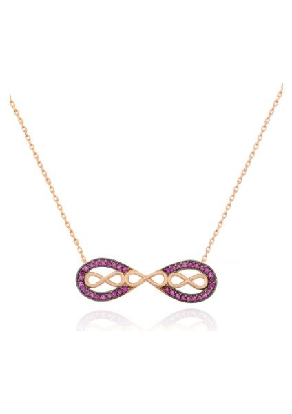 Sonsuzluk 925 Ayar Gümüş Kolye