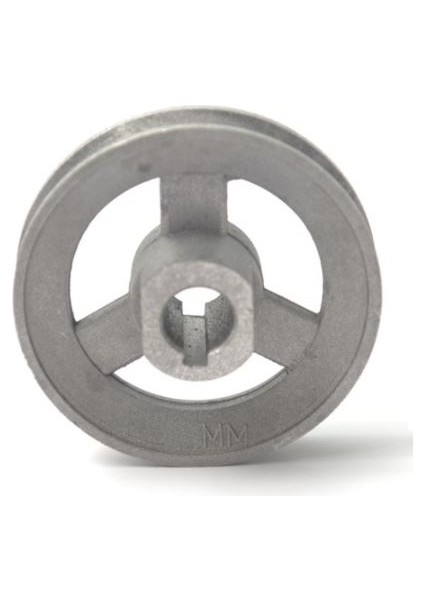 Motor Alüminyum Düz Kasnak / 100MM
