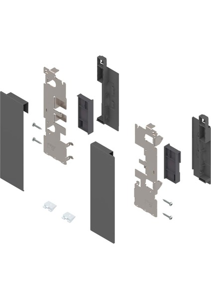 Zı7.2cs0 Legrabox C Çekmece Önü Tutucusu Takım Gri