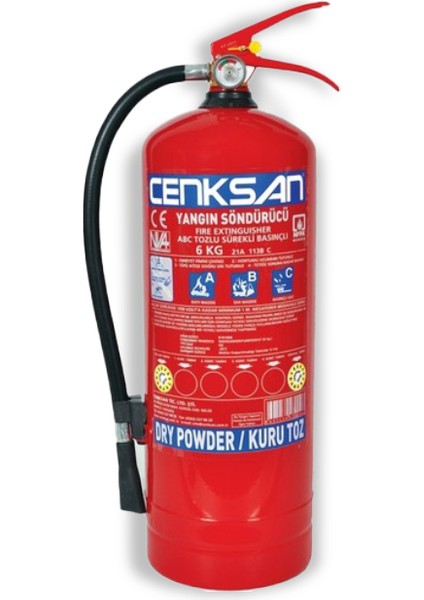 Yangın Söndürücü Tozlu 6 kg