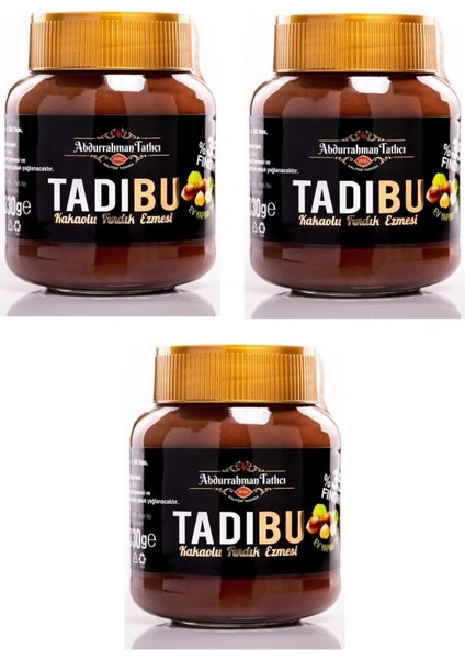 Tadıbu Kakaolu Fındık Ezmesi 330 gr x 3