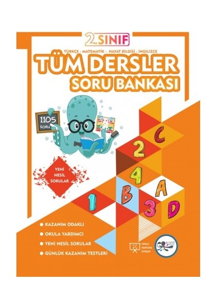 Ahtapot Yayınları 2. Sınıf Tüm Dersler Soru Bankası