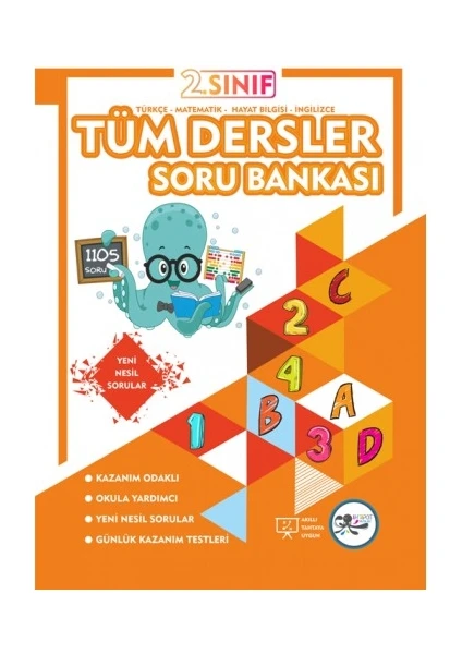 Ahtapot Yayınları 2. Sınıf Tüm Dersler Soru Bankası