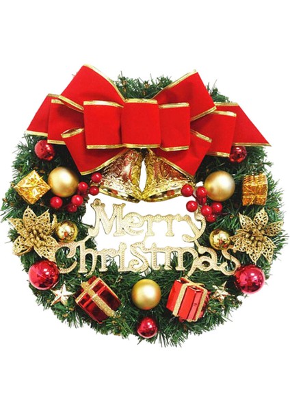 30 cm Noel Çelenk Pencere Garland Hoop Süs (Yurt Dışından)