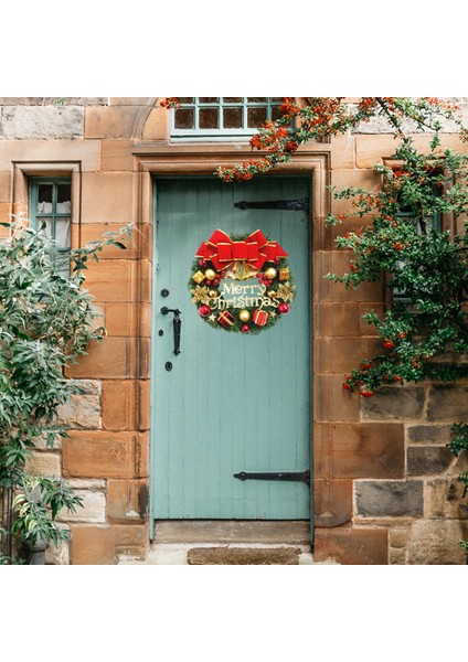 30 cm Noel Çelenk Pencere Garland Hoop Süs (Yurt Dışından) fırsatları