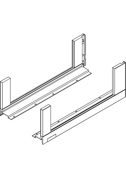 780C5002S Legrabox Free Çekmece Yanı Takım Beyaz NL:500 mm modelleri