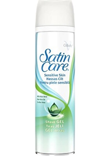 Venus Venus Satin Care Tıraş Jeli Hassas 200 ml Yüz Temizleyici
