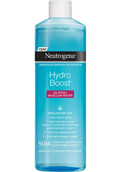 Hydro Boost Micellar Water Makyaj Temizleme Suyu 400 ml  Yüz Temizleyici