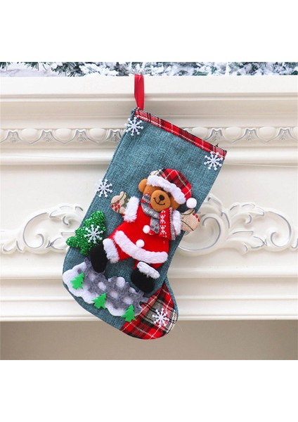 Noel Baba Noel Çorap Ağacı (Yurt Dışından)