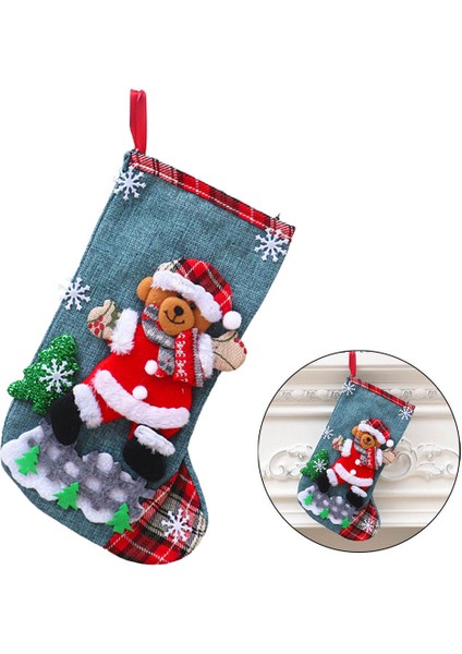 Noel Baba Noel Çorap Ağacı (Yurt Dışından)