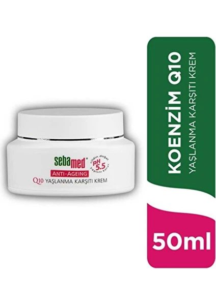 Q10 Krem Yaşlanmaya Karşı Korumalı 50 ml  Yüz Kremi