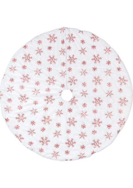 Noel Ağacı Etek 35.43 Inç Süs 122 cm Kırmızı (Yurt Dışından)
