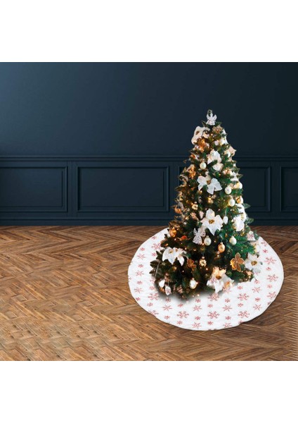 Noel Ağacı Etek 35.43 Inç Süs 122 cm Kırmızı (Yurt Dışından) indirimleri