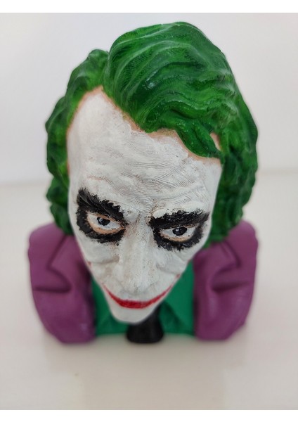 Joker Heath Ledger Bust Figür Ağır Dolu Sert Yüksek Kalite Reçine