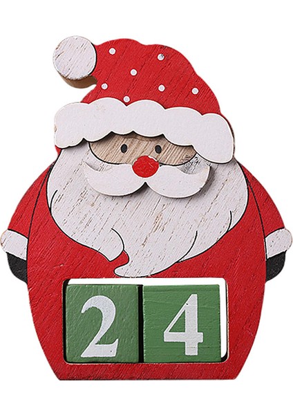 Noel Takvimi Geri Sayım Takvimi Masa Ofisi Santa Claus Için (Yurt Dışından)