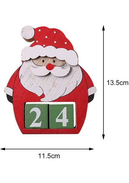 Noel Takvimi Geri Sayım Takvimi Masa Ofisi Santa Claus Için (Yurt Dışından) modelleri