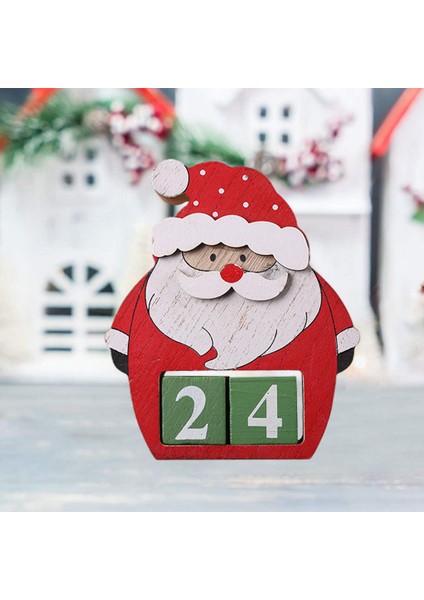 Noel Takvimi Geri Sayım Takvimi Masa Ofisi Santa Claus Için (Yurt Dışından) indirimleri