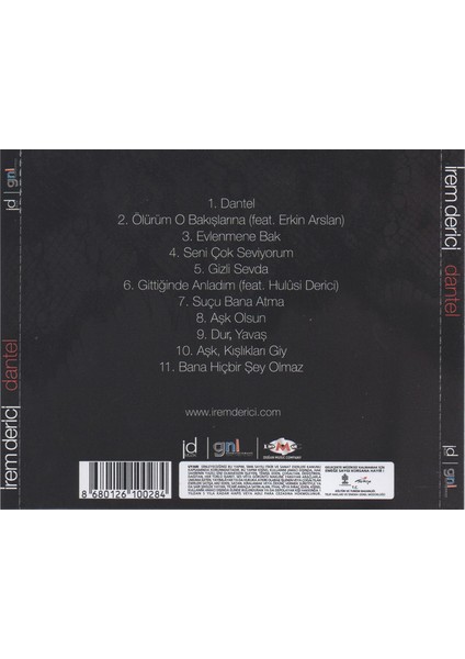 Irem Derici – Dantel CD