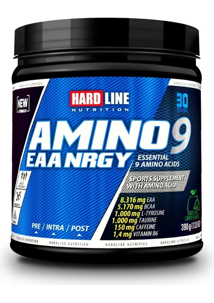 Hardline Amino 9 Eaa Nrgy 390 Gr