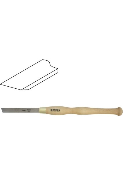 818208 Hss Ahşap Torna Bıçağı Sağ Eğri Ağız 18X150 mm fiyatları