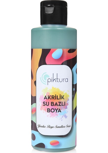 Su Bazlı Akrilik Boya 200 ml TG082 Koyu Orman
