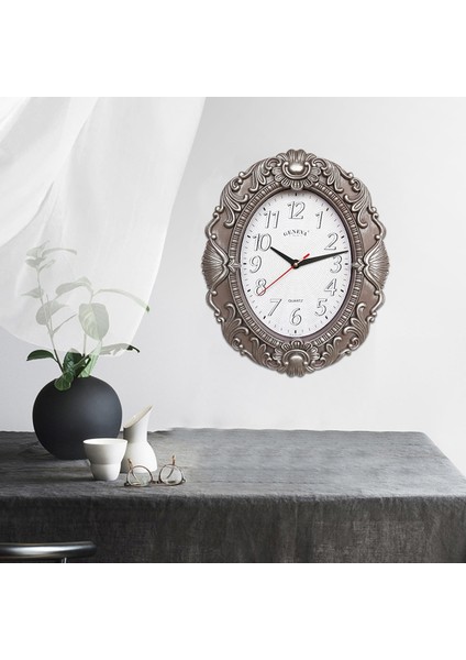 Mermer Duvar Saati Beyaz Gümüş (Yurt Dışından) fırsatları