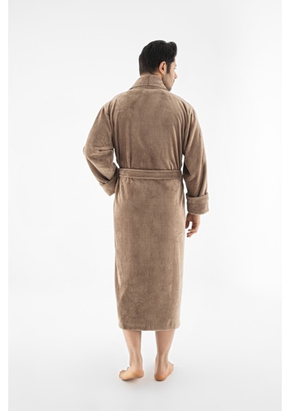 Devetüyü Biyeli Bambu Cotton Erkek Bornozu modelleri