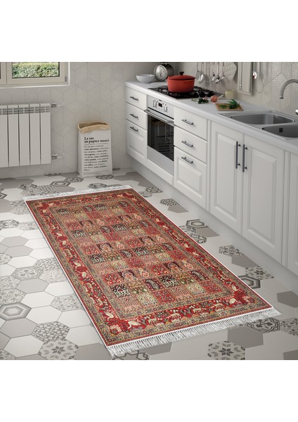 Eko Trend Djt Halı Yıkanabilir Kaymaz Taban M12295 Persian Bordo modelleri