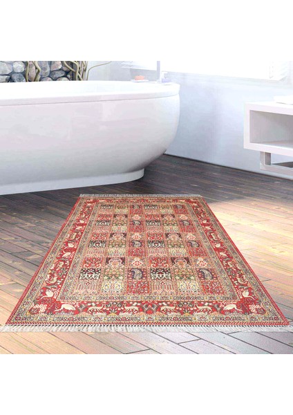 Eko Trend Djt Halı Yıkanabilir Kaymaz Taban M12295 Persian Bordo indirimleri