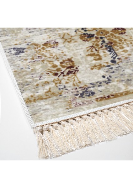 Eko Trend Djt Halı Yıkanabilir Kaymaz Taban M12359 Vintage Bej fırsatları