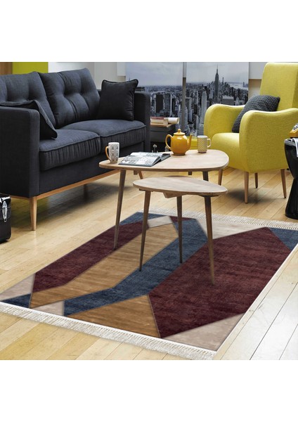 Eko Trend Djt Halı Yıkanabilir Kaymaz Taban S6506 Modern Renkli