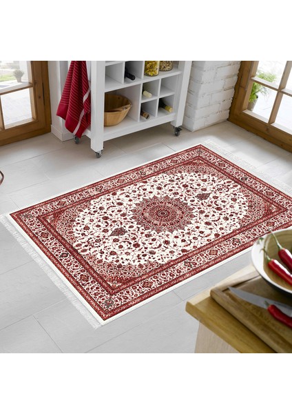 Eko Trend Djt Halı Yıkanabilir Kaymaz Taban P1372 Osmanlı Bordo
