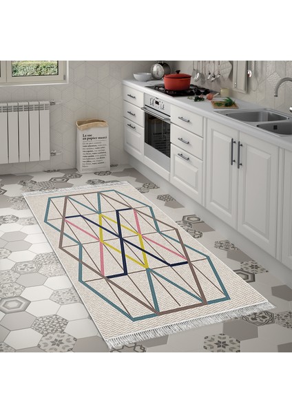 Eko Trend Djt Halı Yıkanabilir Kaymaz Taban P1525 Modern Renkli modelleri
