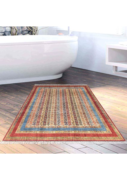 Eko Trend Djt Banyo Paspası Yıkanabilir Kaymaz Taban M12296 Persian Bordo