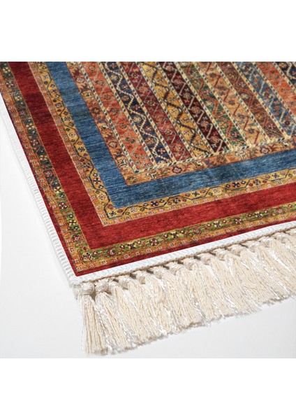 Eko Trend Djt Banyo Paspası Yıkanabilir Kaymaz Taban M12296 Persian Bordo
