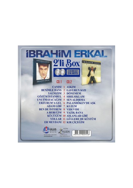 Ibrahim Erkal Gönlünüze Talibim Sırılsıklam Çift CD Box Set