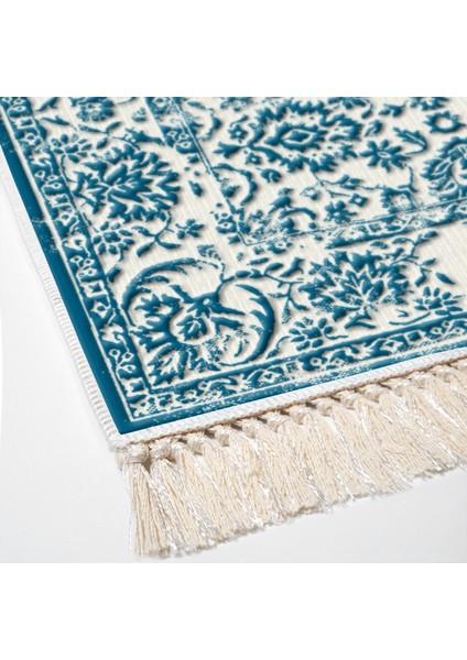 Eko Trend Djt Halı Yıkanabilir Kaymaz Taban 744 Vintage Mavi