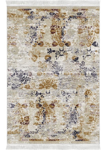 Eko Trend Djt Banyo Paspası Yıkanabilir Kaymaz Taban M12359 Vintage Bej