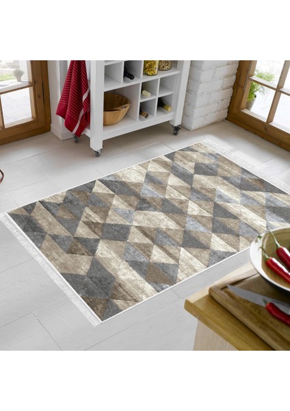 Eko Trend Djt Banyo Paspası Yıkanabilir Kaymaz Taban 661 Iskandinav Bej modelleri