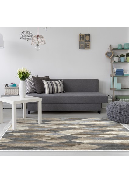 Eko Trend Djt Banyo Paspası Yıkanabilir Kaymaz Taban 661 Iskandinav Bej indirimleri