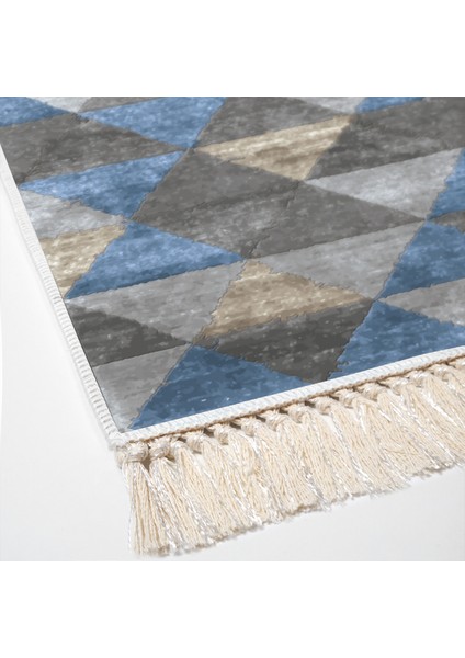 Eko Trend Djt Banyo Paspası Yıkanabilir Kaymaz Taban 661 Iskandinav Mavi fırsatları