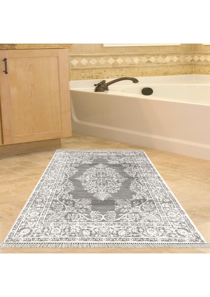 Eko Trend Djt Banyo Paspası Yıkanabilir Kaymaz Taban 762 Osmanlı Gri