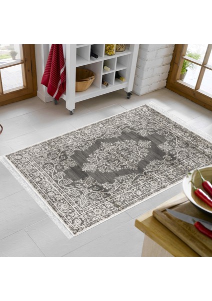 Eko Trend Djt Banyo Paspası Yıkanabilir Kaymaz Taban 762 Osmanlı Gri
