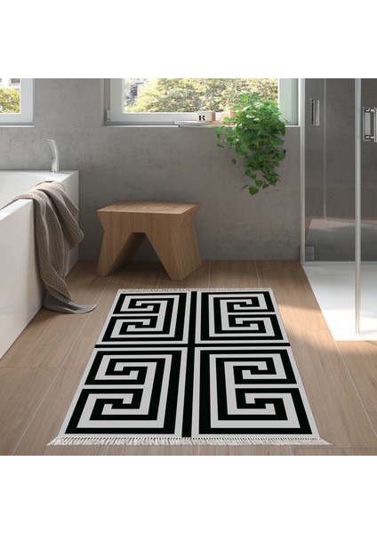 Eko Trend Djt Halı Yıkanabilir Kaymaz Taban 768 Modern Gri