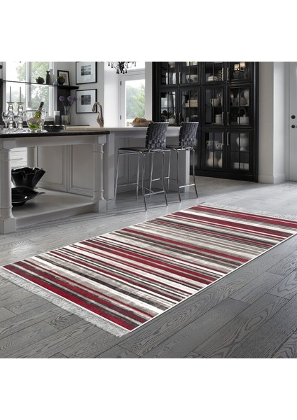 Eko Trend Djt Banyo Paspası Yıkanabilir Kaymaz Taban 1677 Degrade Kırmızı modelleri