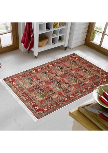Eko Trend Djt Banyo Paspası Yıkanabilir Kaymaz Taban M12295 Persian Bordo modelleri